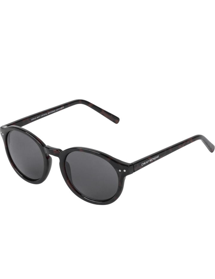 Circle Matte Crystal Sunglasses Placeholder Image