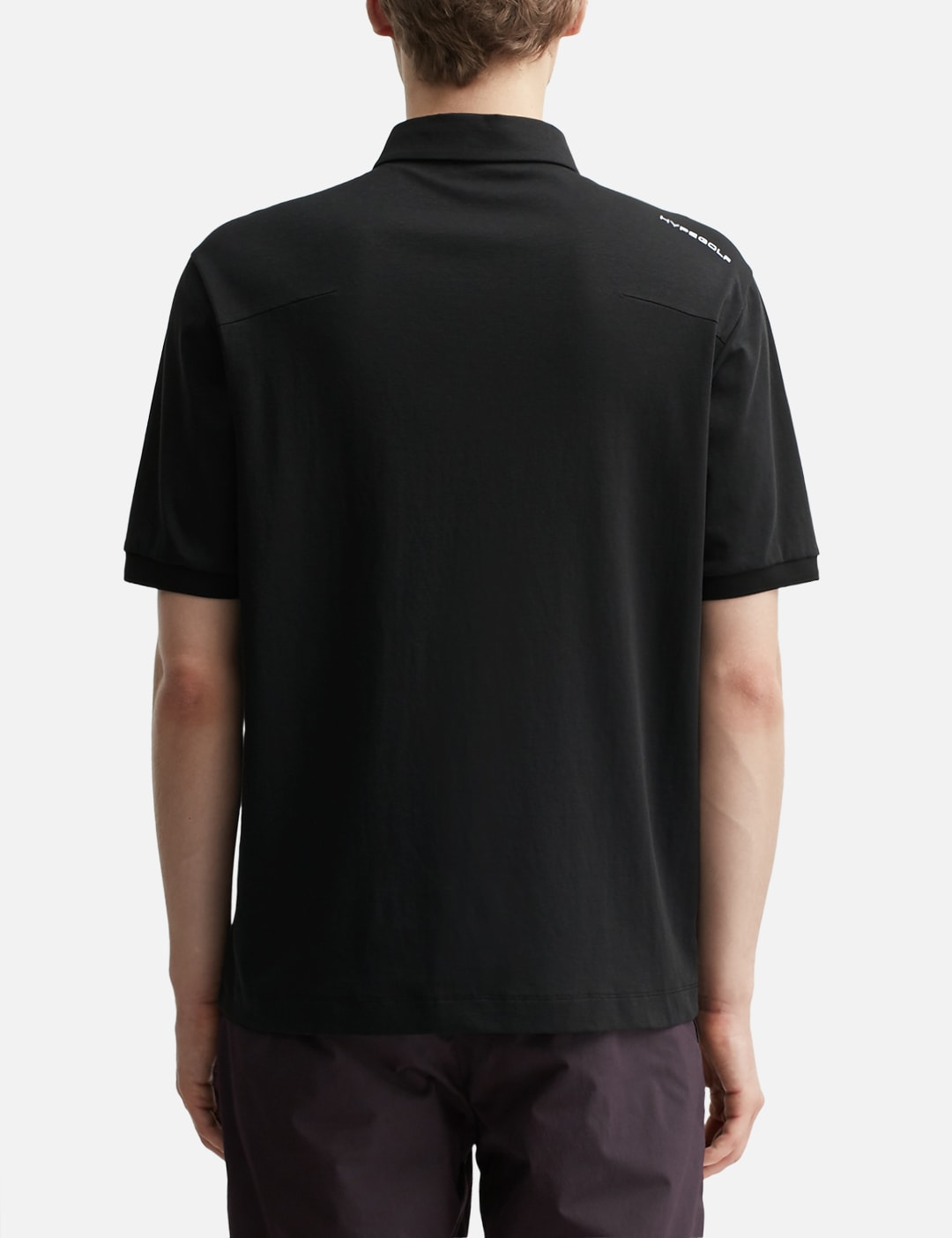 X POST ARCHIVE FACTION (PAF) Diagonal Polo T-Shirt view 19