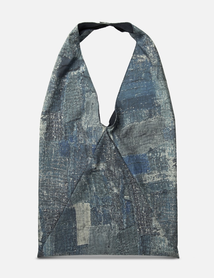 Shop Fdmtl Printed Boro Azuma Bag In Blue