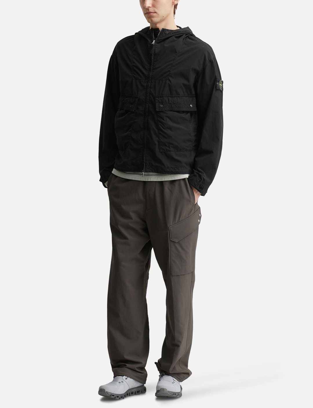 Light Compact Touch Poly-TC Hooded Jacket view 20