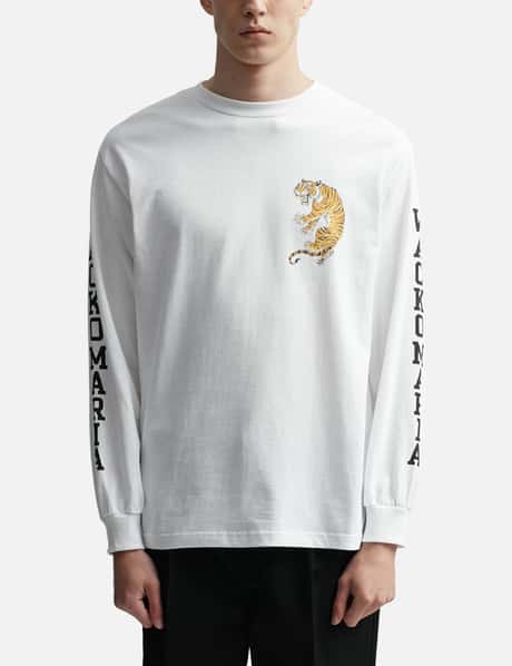 Wacko Maria - Tim Lehi Crewneck Long Sleeve T-shirt (Type-2) | HBX 