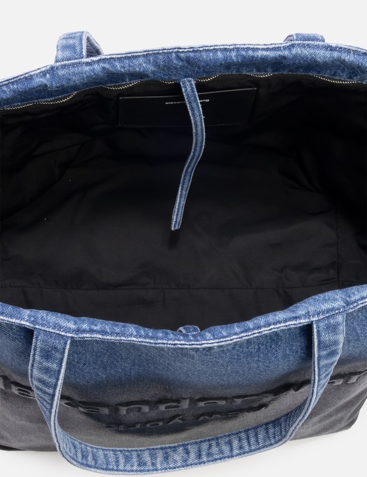 Alexander Wang Large Punch Embossed Tote Bag In Black