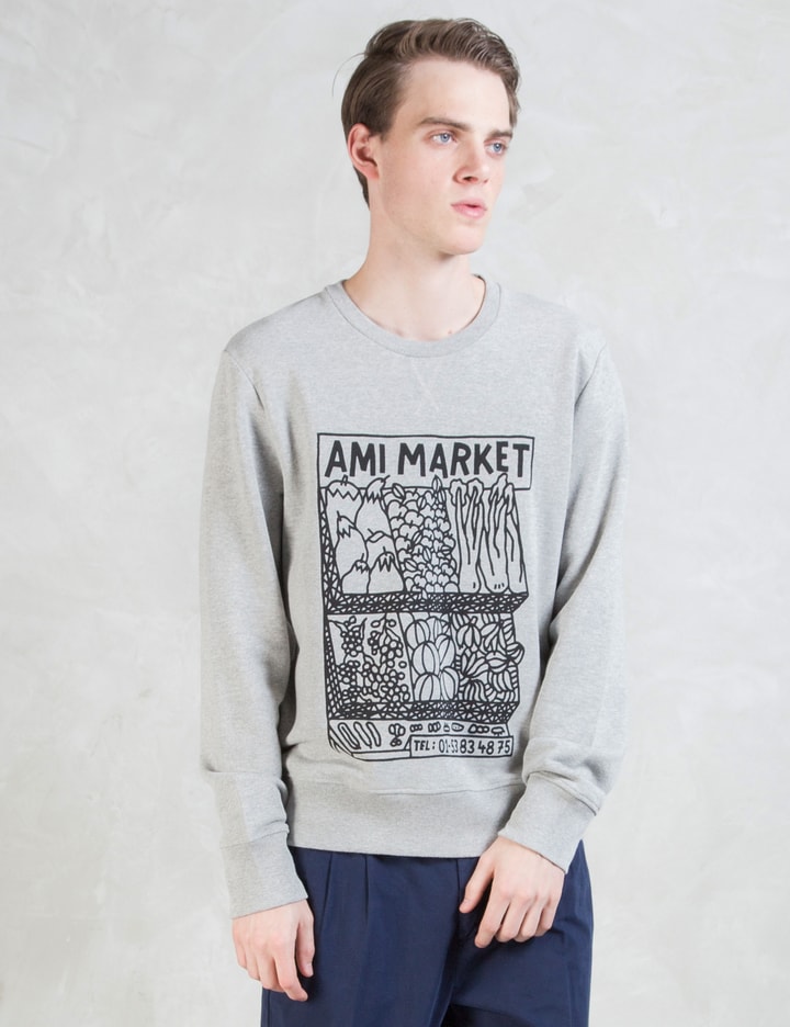 Ami Market Crewneck Sweatshirt Placeholder Image