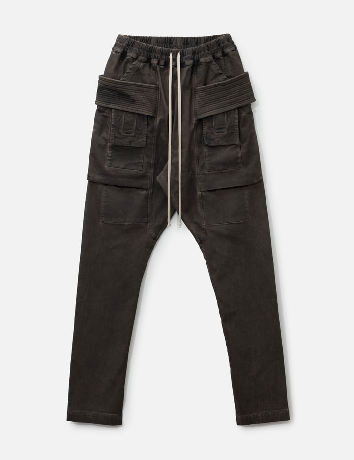 Rick Owens Drkshdw Dust Wash Creatch Cargo Drawstring