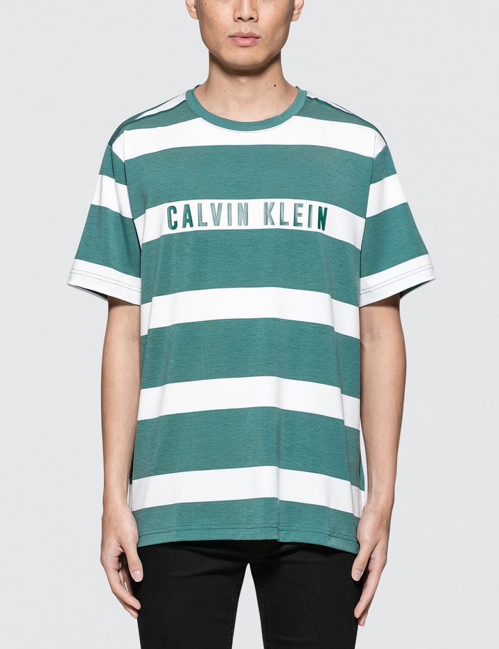 Stripe Print S/S T-Shirt Placeholder Image