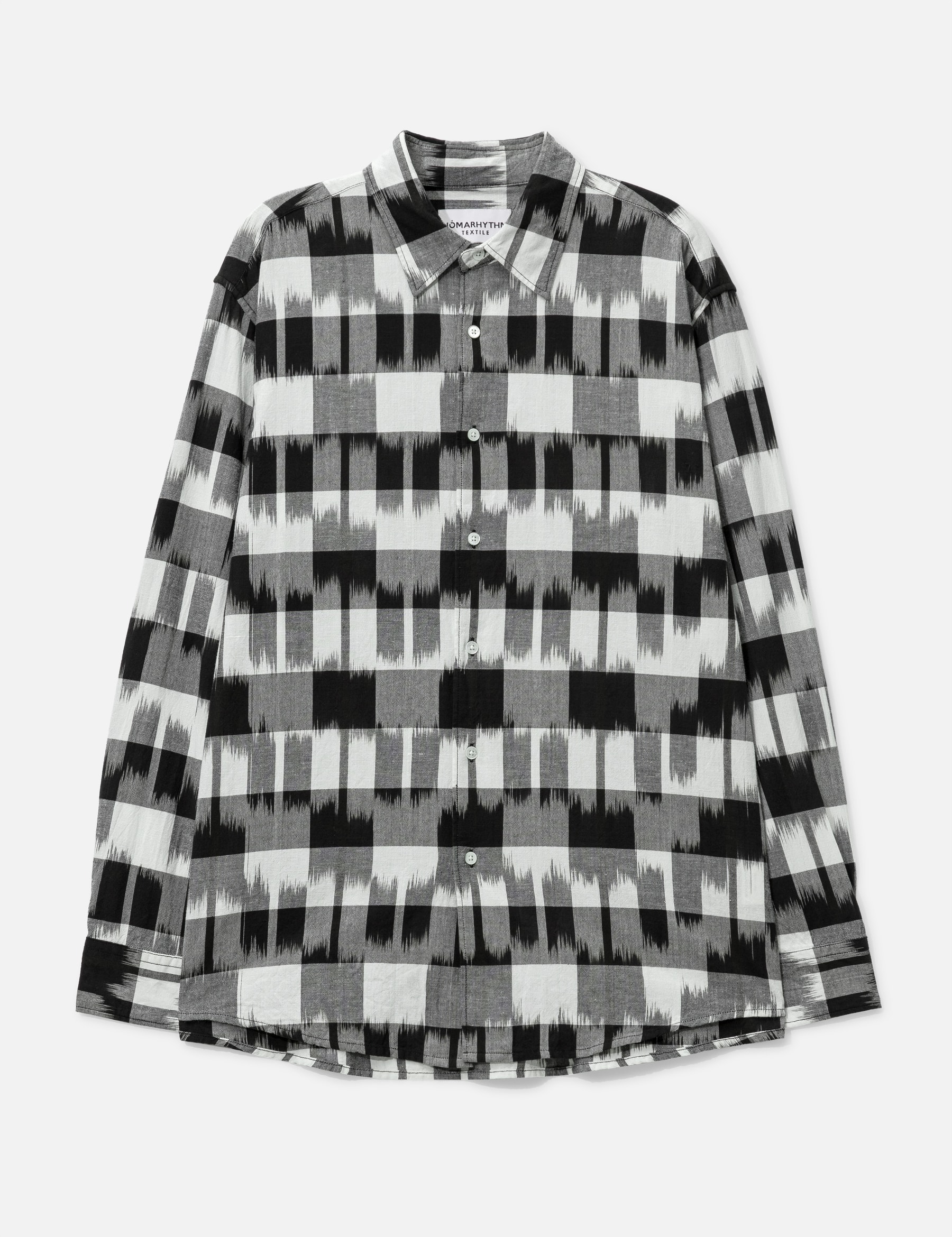 Ikat Check Regular Collar Shirt view 16