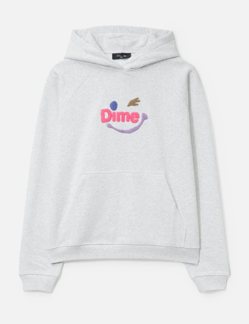 Dime グレー パーカー Mサイズ Dime パーカー Mサイズ ライトグレー 