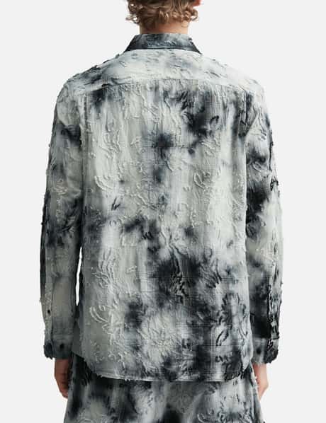 Tie-Dye Check Regular Shirt view 12
