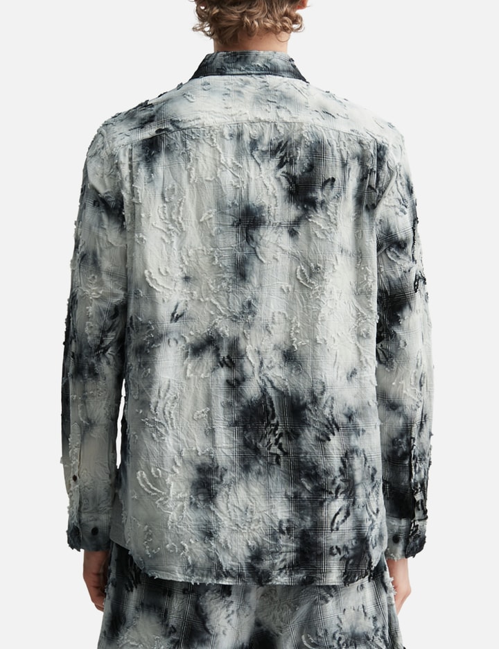 TAAKK Tie-Dye Check Regular Shirt