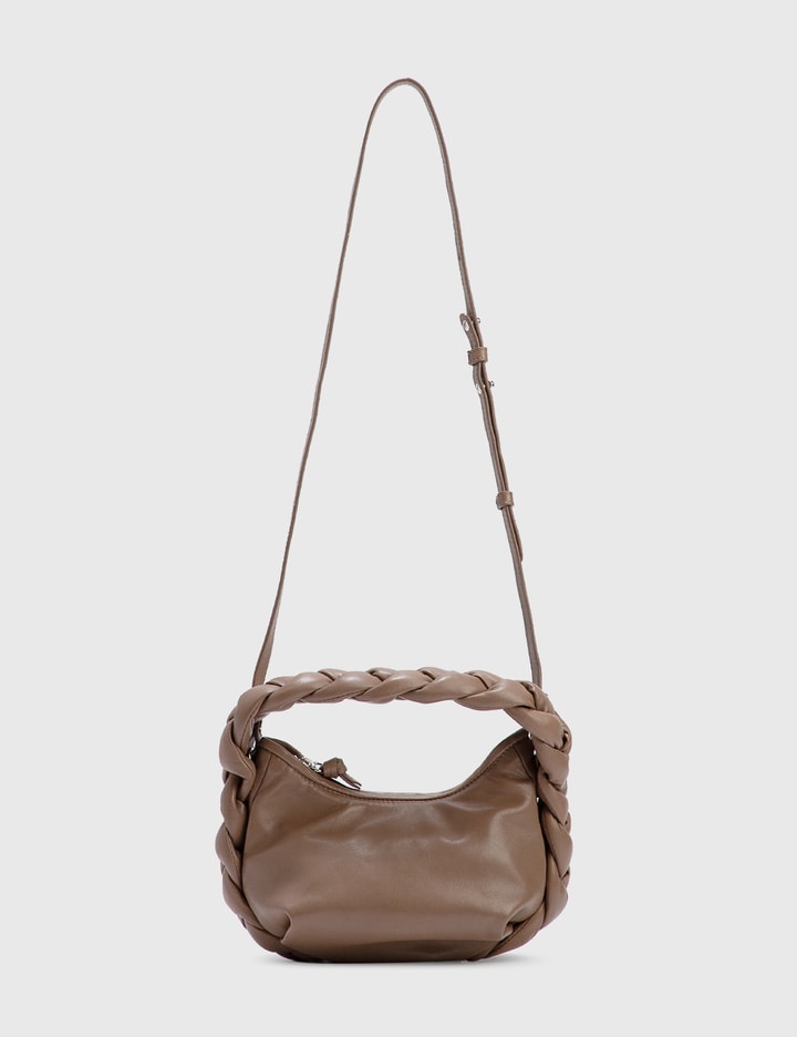 Hereu Espiga Mini Leather Shoulder Bag In Brown