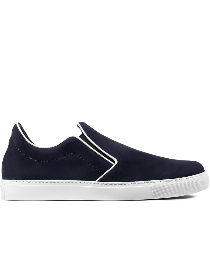 Navy Contrast Tipping Loafers Placeholder Image