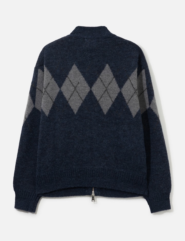 COOR Inside Out Argyle Zip-Up