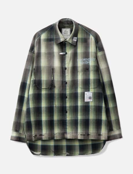 Maison Mihara Yasuhiro Vintage Like Check Shirt