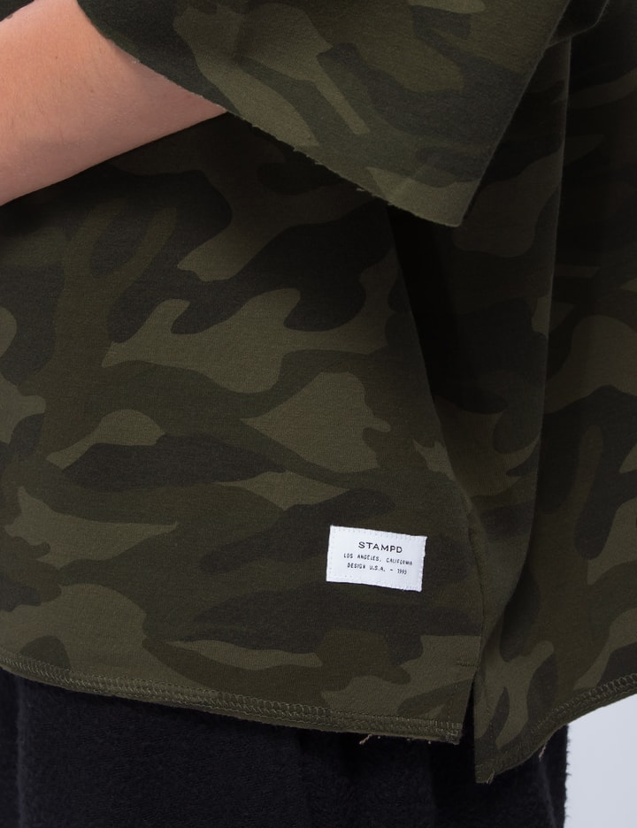 Camo Washed Oversized T-Shirt Placeholder Image