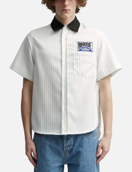 Rhude bandana-print Short-sleeved Shirt - Blue