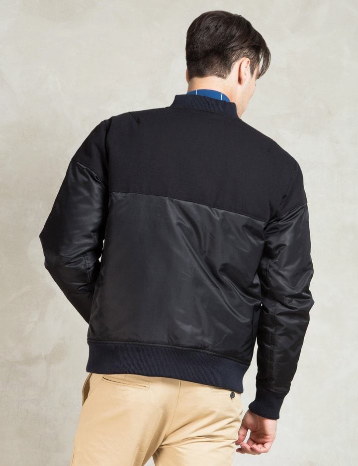 Saturdays Nyc Black Christo Bomber Jacket