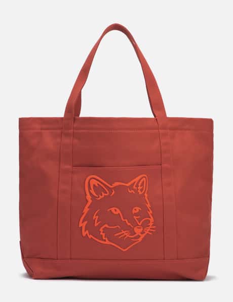 Maison Kitsuné Bold Fox Head Large Tote Bag