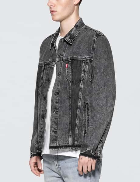 levi's altered trucker jacket mens