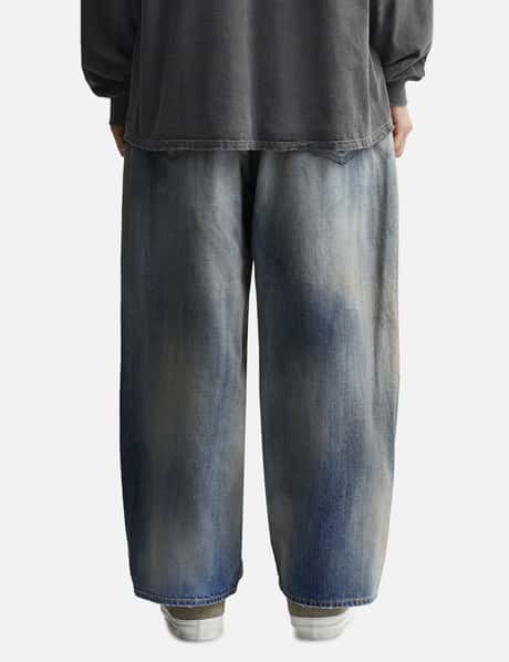 ANCELLM - Aging Wide Denim 5P Pants | HBX - Globally Curated 