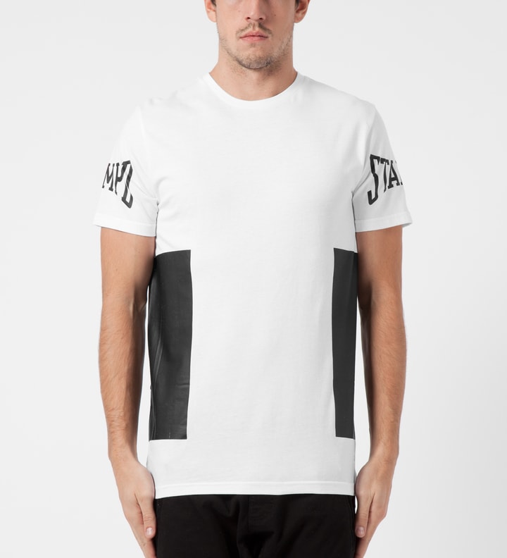 White Solid Side Print T-Shirt Placeholder Image