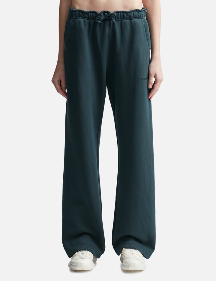 Hypebeast Garment-dyed Sweatpants In Blue