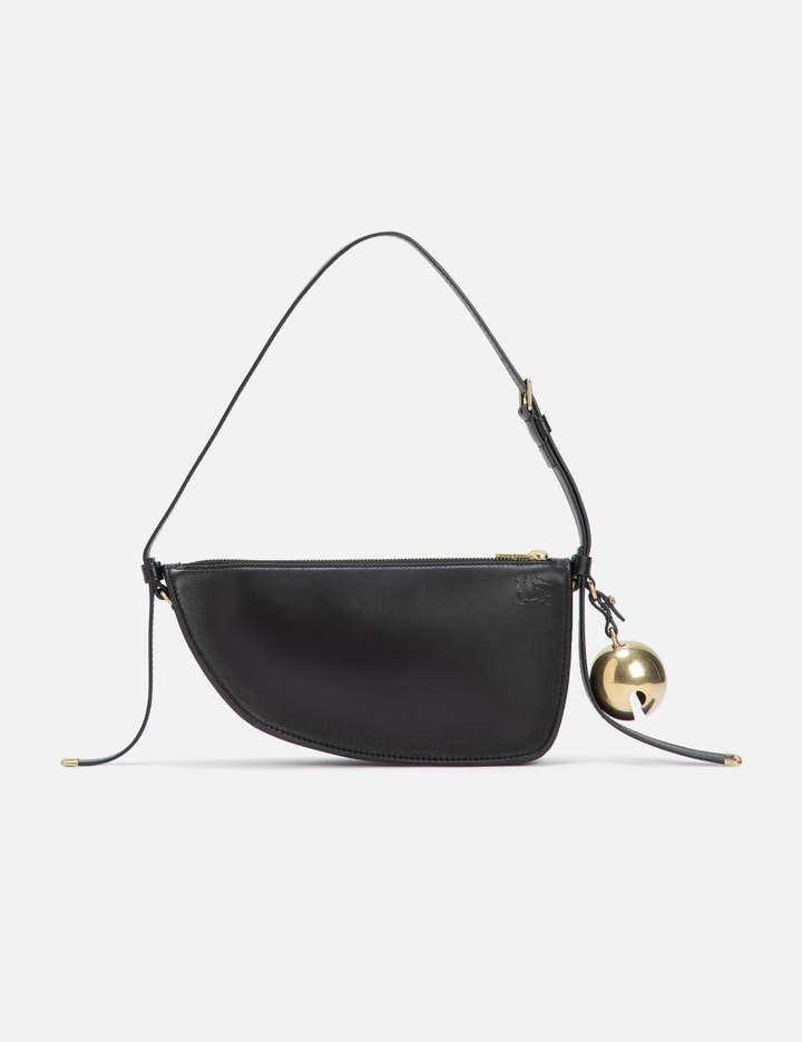 Burberry Mini Shield Sling Bag In Black