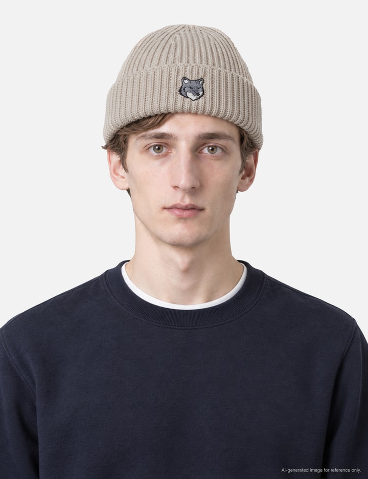 Maison Kitsuné Fox Head Large Beanie