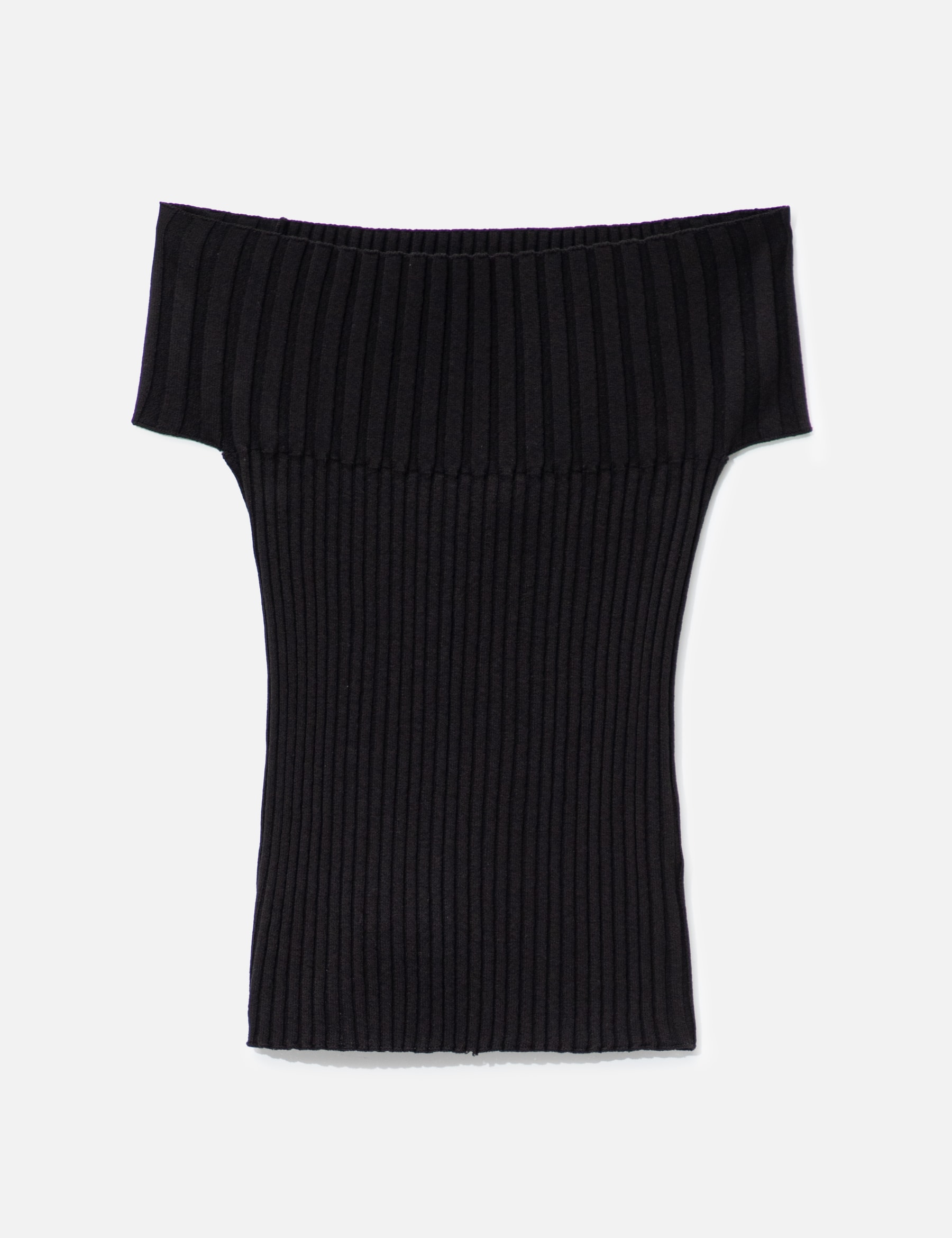 Off Shoulder Rib Top view 16