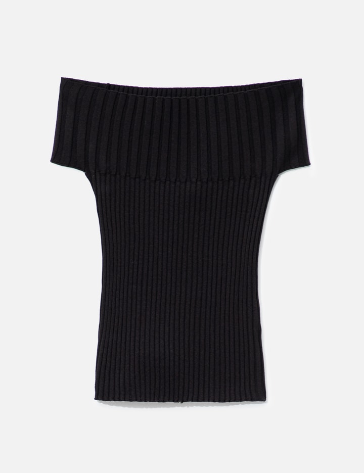 Off Shoulder Rib Top Placeholder Image