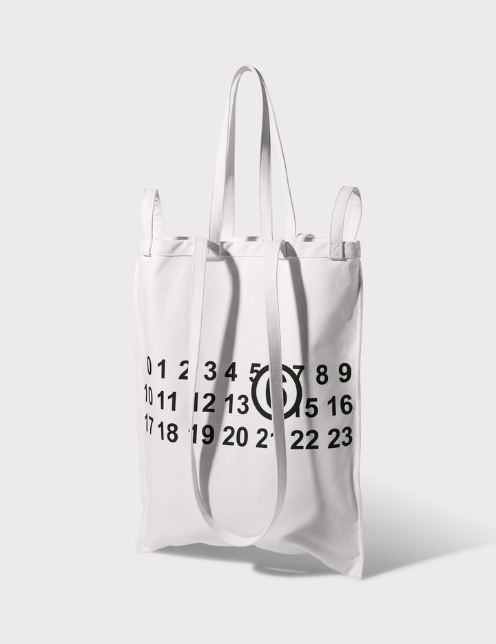 MM6 Maison Margiela Multi Handle Logo Tote Bag