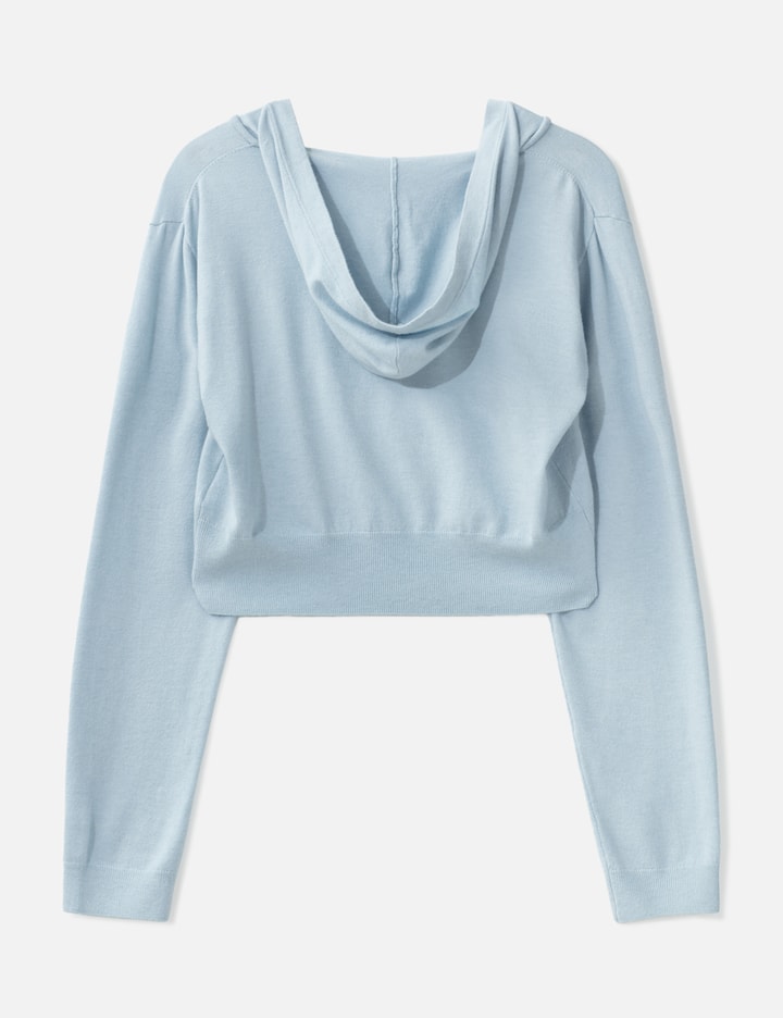 G Hug V-Neck Knit Hoodie