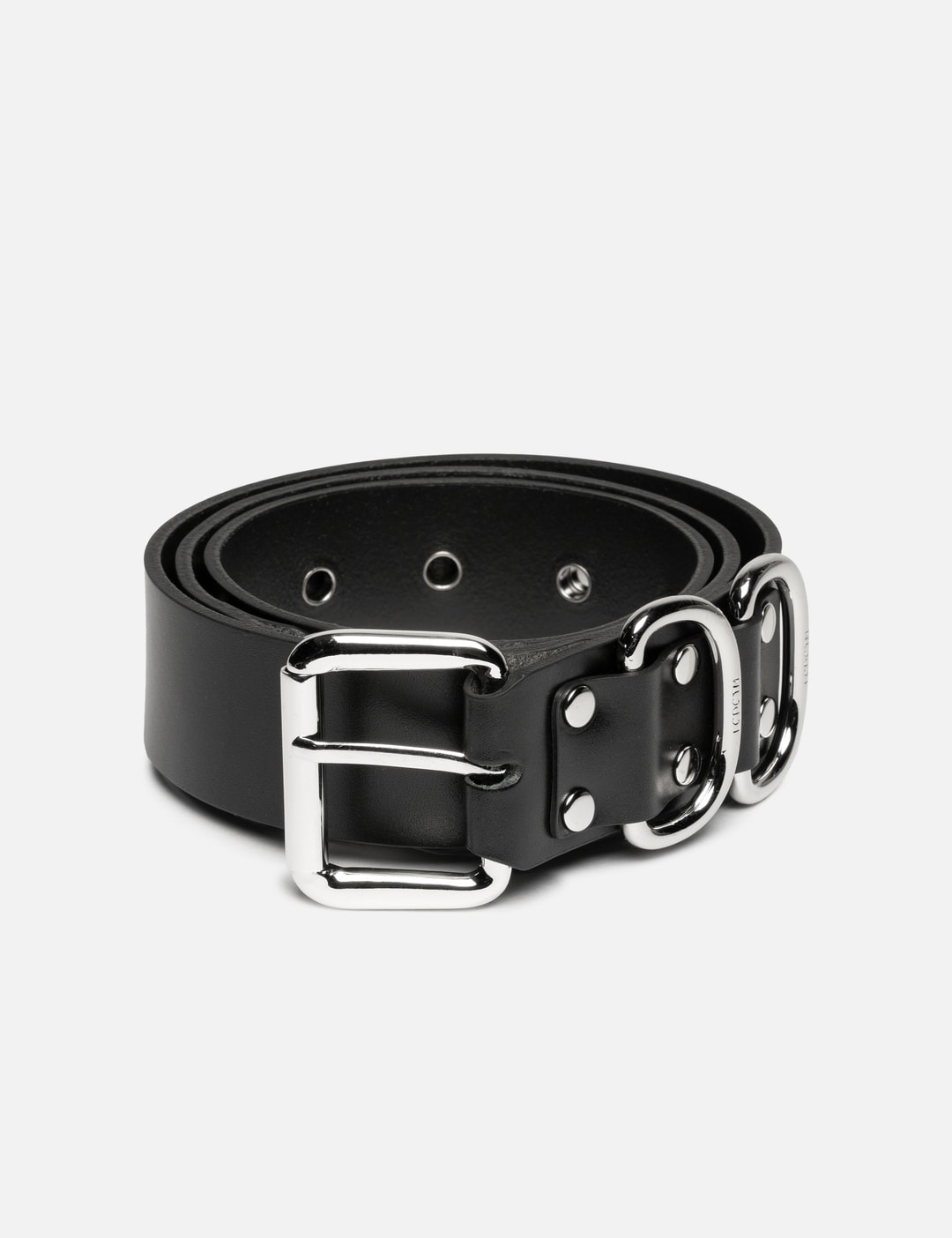 Eyelet D-Ring Leather Belt