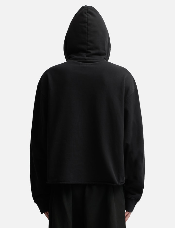 MM6 Maison Margiela Gray Half-Zip Hoodie