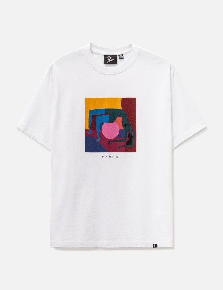 Shop By Parra Yoga Balled T-shirt In White