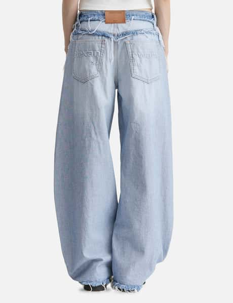 Mid-Rise Inverted Blow Up Jean With Embossed Logo view 12