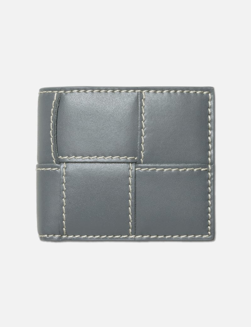 cassette intrecciato leather wallet