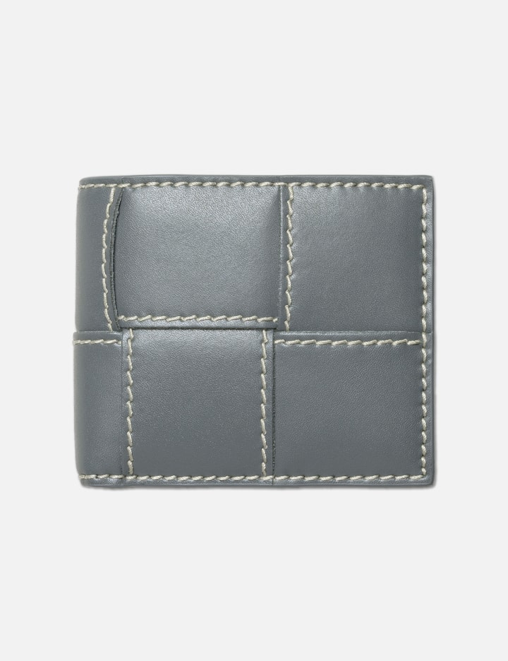 Bottega Veneta Cassette Bi-fold Wallet In Gray