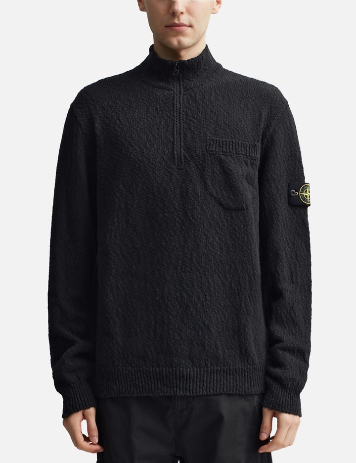 Shop Stone Island Crewneck Knit In Black