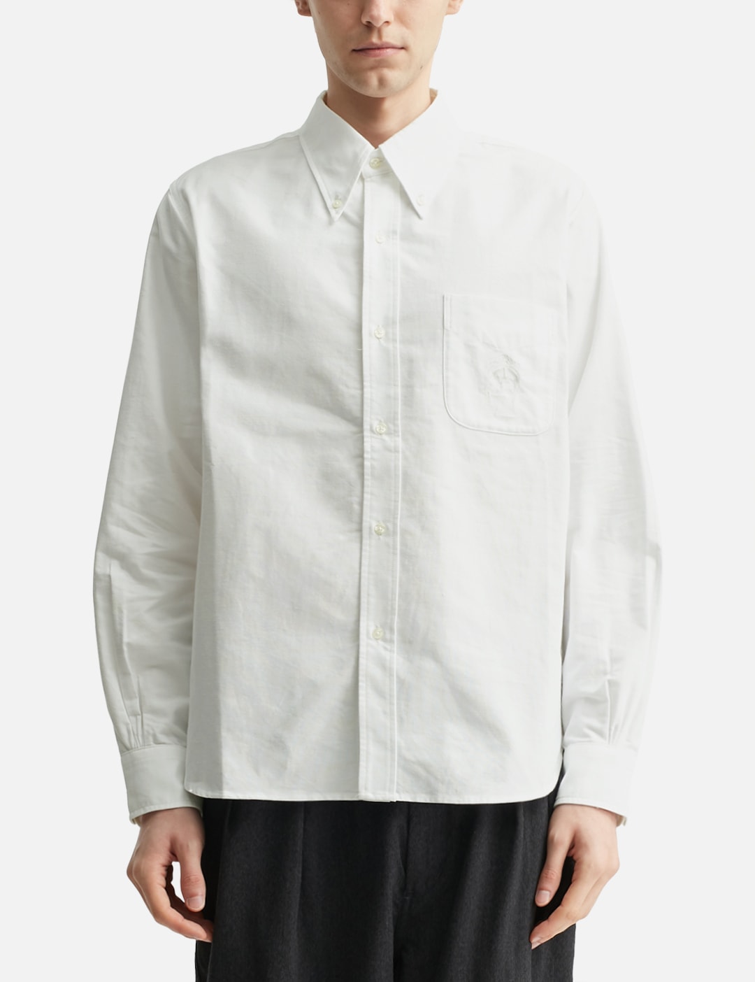 X Brooks Brothers California Selvedge Oxford Button Up Shirt view 11