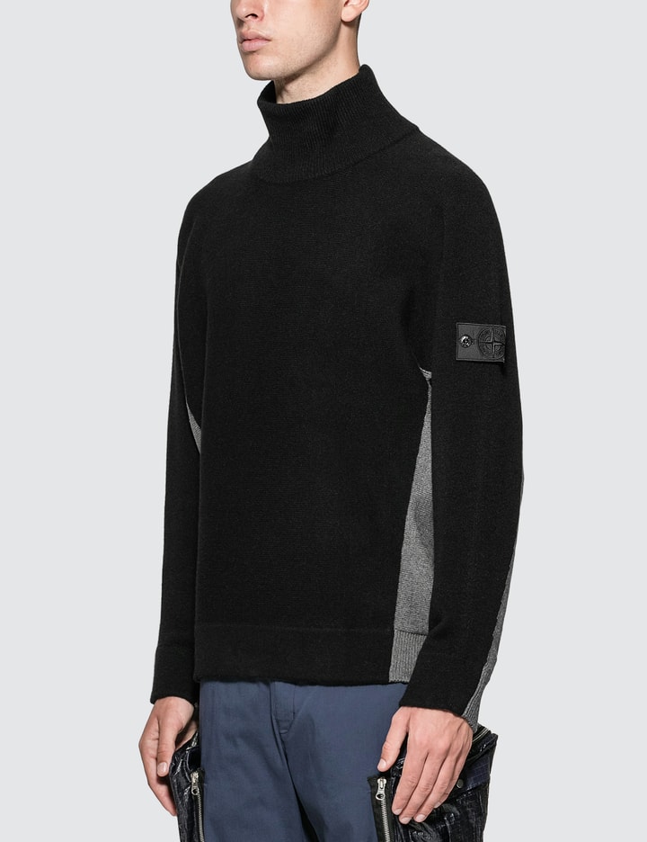 Contrast Mock Neck Sweater Placeholder Image