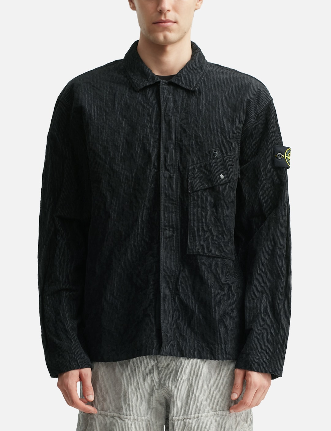 Wrinkled Corduroy 500-TC Overshirt view 13