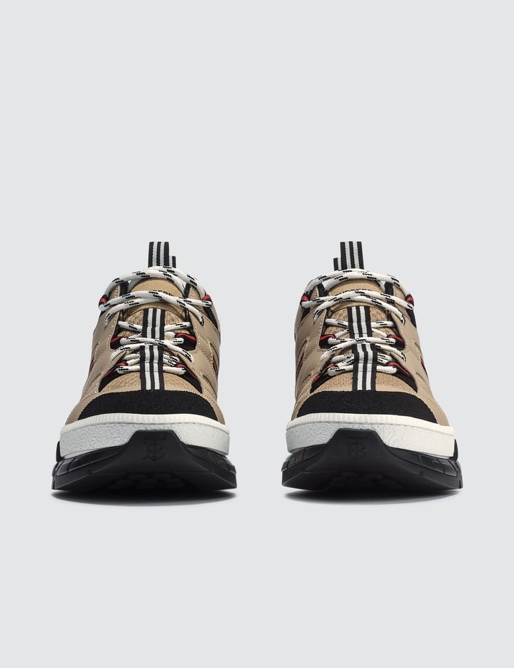 Mesh and Leather Union Sneakers Placeholder Image