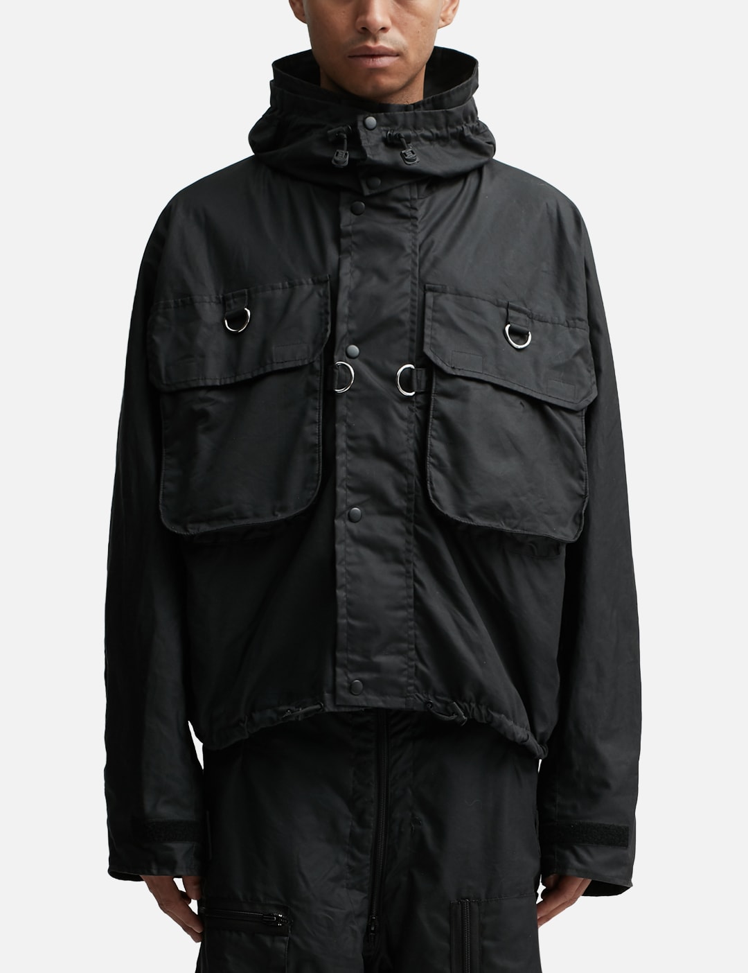 Waxed Cotton Cropped Parka view 20