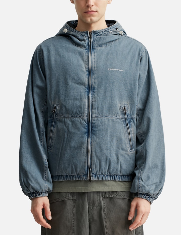 Denim Down Puffer Jacket Placeholder Image