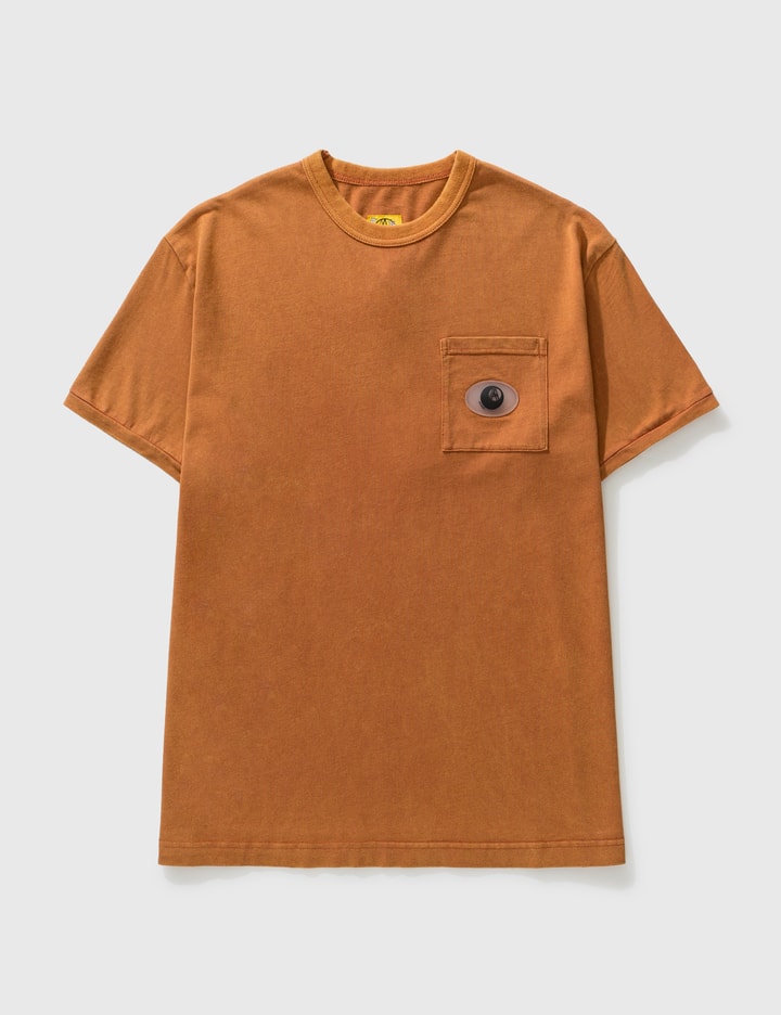 Against Lab 8 Ball Washed Pocket T-shirt In Brown
