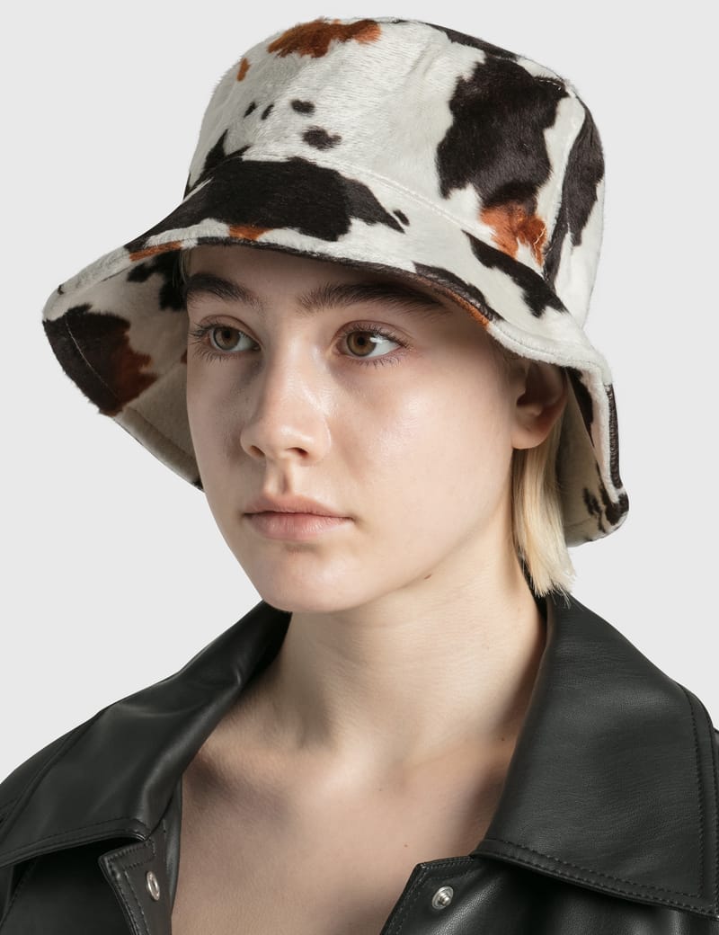 Lele Sadoughi - Faux Cowhide Bucket Hat 