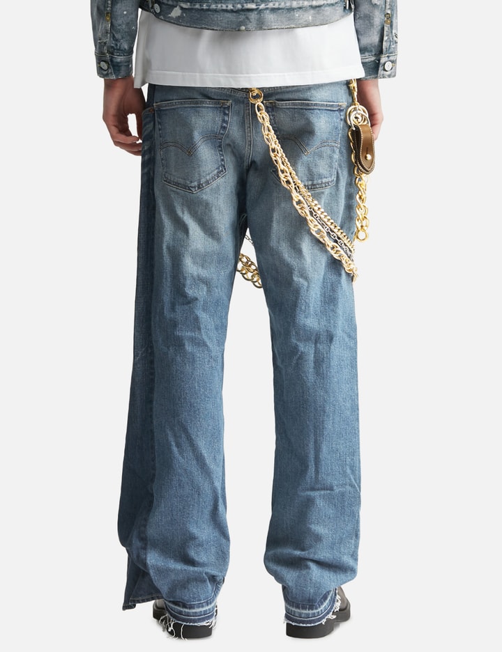 Junya Watanabe Man Junya Watanabe MAN X  Levi's Layered Jeans With Chains