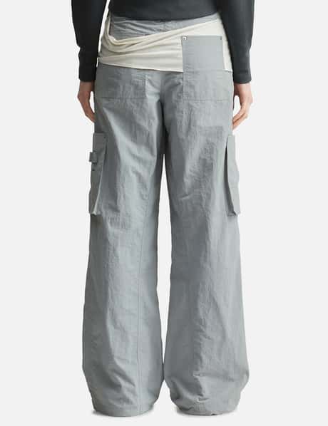 Mixed Layered Tie Jogger Pants view 12
