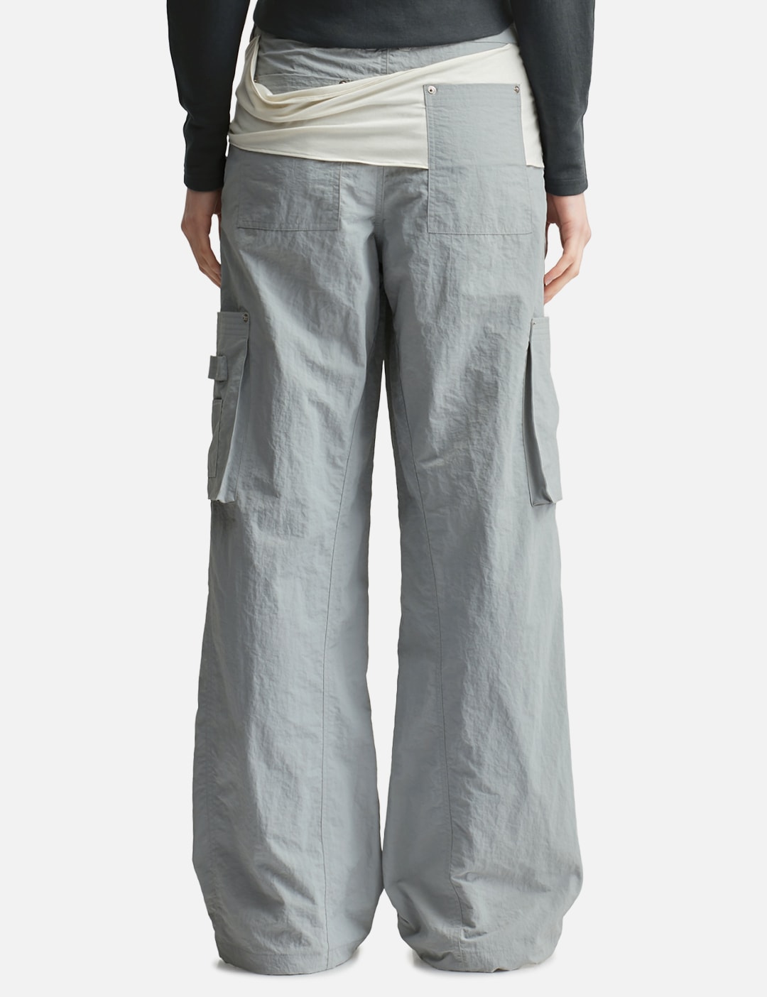 Mixed Layered Tie Jogger Pants view 19