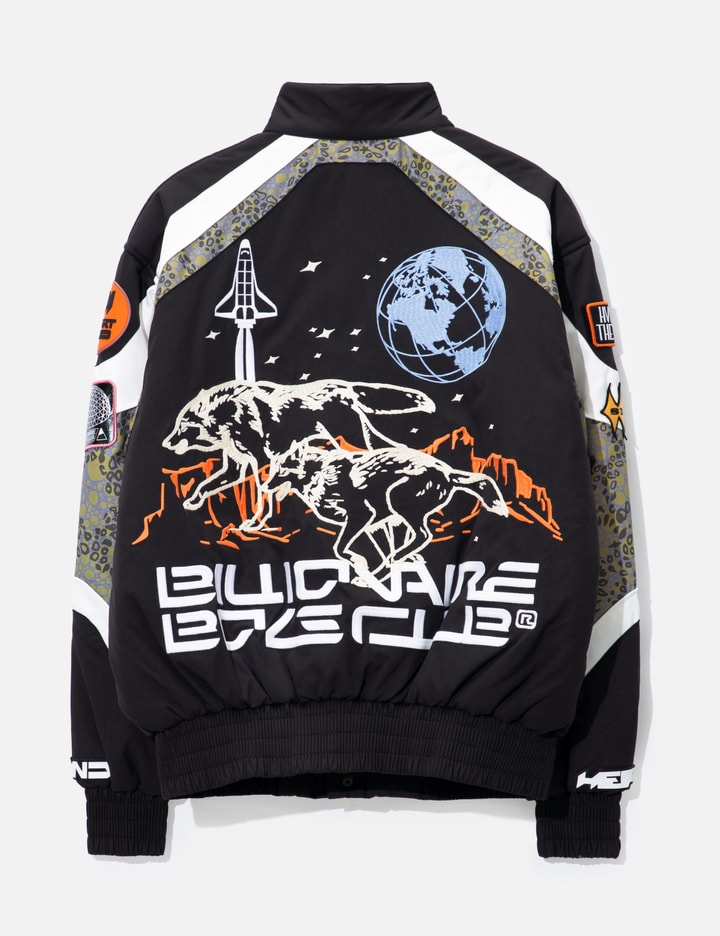 Billionaire Boys Club Space Suit Oversize Racer Jacket In Black